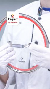 Bộ Nồi Inox 304 Đúc Liền Khối Kalpen Emer EM1 Bảo hành 30 năm Size 16-20-24Cm