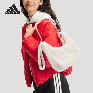 adidas | Spring 2026 Womens Portable Crossbody Bag Faux Fur Sling Bag Compact Sport Bag for Gym Hiking Outdoor Activities