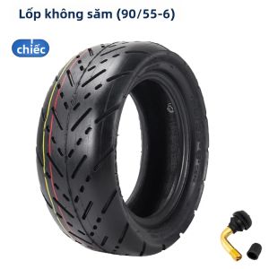 Lốp Chân Không Không Săm Dành Cho Xe Tay Ga Điện Cỡ 90/55-6 Có Van Tương Thích Với Dualtron Thunder Kaabo Wolf Warrior Kugoo G1 Currus M10