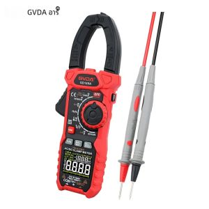 GVDA Digital Clamp Meter 1000A 1000V True RMS มัลติมิเตอร์ AC DC Amperimetrica Capacitance VFD Inrush แอมป์มิเตอร์เครื่องทดสอบแรงดันไฟฟ้า