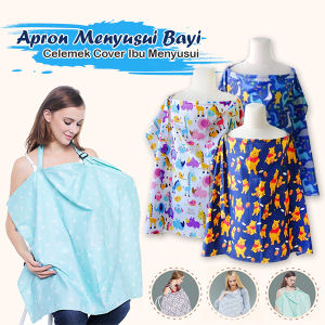 Apron Menyusui Bayi Karakter Celemek Cover Ibu Menyusui