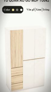 FREESHIP HCM - Tủ Quần Áo Cánh Mở Nội Thất Phòng Ngủ Gỗ MDF Tatana TU042 – có thiết kế theo yêu cầu