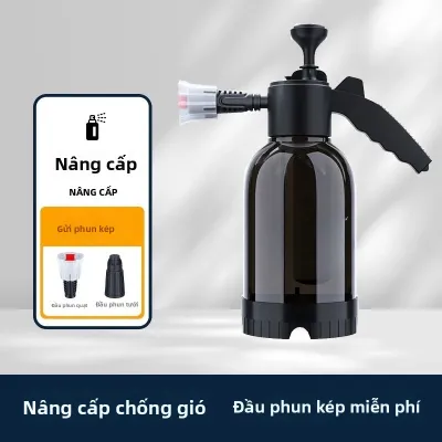 Bình Xịt Bọt Tay Cầm 2L Dùng Cho Rửa Xe Với 3 Loại Vòi Phun Súng Phun Bọt Khí Nén Bình Xịt Bọt Tuyết Dùng Cho Vệ Sinh Kính Xe Hơi