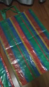 [10ชิ้น] กระเป๋ากระสอบ ถุงกระสอบ ถุงสายรุ้ง มีซิป มีหลากหลายขนาด FT99