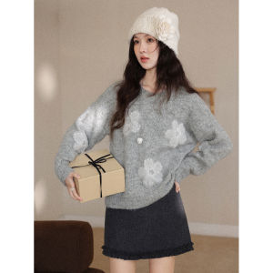 Áo Sweater Cổ Tròn Tay Dài Phong Cách Thường Ngày