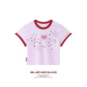 BJHG | Áo Thun Tay Ngắn Vintage Hình Hoạt Hình