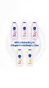 NIVEA Extra Bright Body Lotion Series Extra White  Radiant & Smooth UV Filter | Repair Protect | Instant Glow | Night Nourish | Firm & Smooth 190ml