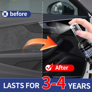 Car Plastic Restorer Back To Black Gloss Plastic Renovator Longlasting Coating Leather Restore Auto Polish Cleaning Products