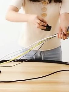 2M/1M Flexible Spiral Cable Wire Protector Cable Organizer Computer Cord Protective Tube Clip Organizer Management Tools 16/10mm