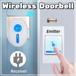 Home Welcome Doorbell Wireless Doorbell 100M Remote Control Waterproof LED Battery Smart Door Bell Chime