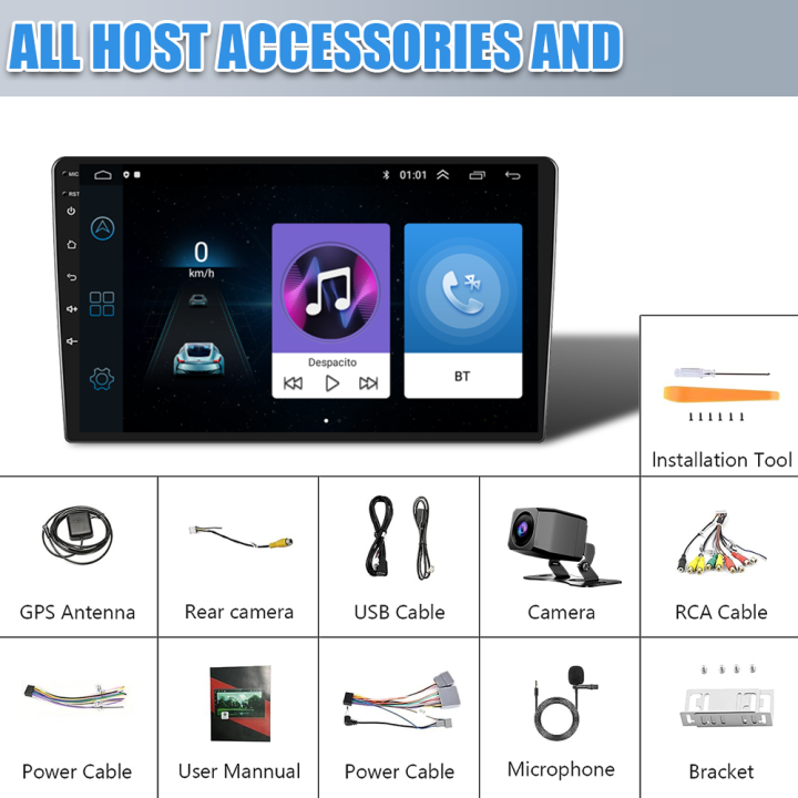 Carplay%20Android%20Auto%20Car%20GPS%20Navigation%20Bluetooth%20call%207%209%2010%20inch%20%204GB%20RAM+32GB%20Quad%20Core%20Car%20Multimedia%20MP5%20Player%20android%2012%20Voice%20control%20reversing%20camera%20-%20Image%207