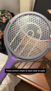 Mosquito Electric Killer Racket Rechargeable Electric Mosquito Swatter Insect Killer for Home