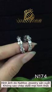 Nhẫn Nữ Đính N174N176 N177 N178 Nhỏ Xinh Có Đủ Size Cho Các Nàng