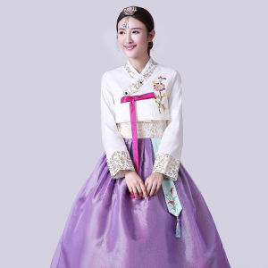 North Korean Costumes Performance Costumes Embroidered Korean Costumes Costumes South Korean Dance Costumes Court Style Costumes