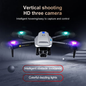 S82 Rc Drone 4K HD Three Camera Professional Aerial Photography Light Flow Helicopter Obstacle Avoidance Remote Control Drone