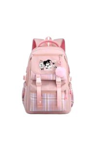 TAS RANSEL Kuromi cute kotak² korea terbaru smp tas sma tas imut tas kece tas viral tas santai tas laki² tas perempuan tas kasual tas SDN tas punggung tas terlaris tas selempang tas anak terbaru Kuromi tas terlaris tas anak