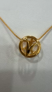 Poh Heng Jewellery 22K Aries Charm Pendant in Yellow Gold[Price By Weight]