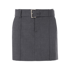 LANCY FROM 25 | Lancy From 25 Wang Churan Same Style Lambswool Straight Leg Short Skirt Casual Commute OL Womens Winter New Arrival