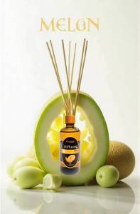 Diffuser น้ำมันหอมระเหย 🍈 กลิ่นเมล่อน Melon + แถมฟรี!! ชุดก้านไม้หอมเสียบ 1 ชุด