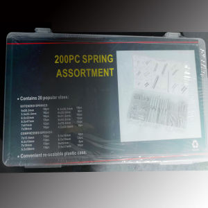 200pcs Compression Spring Assortment Set Stainless Steel Hardware Plastic Boxed Set of Springs for DIY Projects