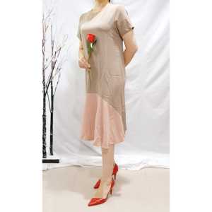 NCL 2348 Maxi Dress Grosir 76 Premium Mosh Crepe Import Adem