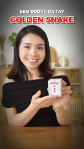 Kem dưỡng mềm da tay Golden SNAKE dưỡng ẩm mờ nhăn tay