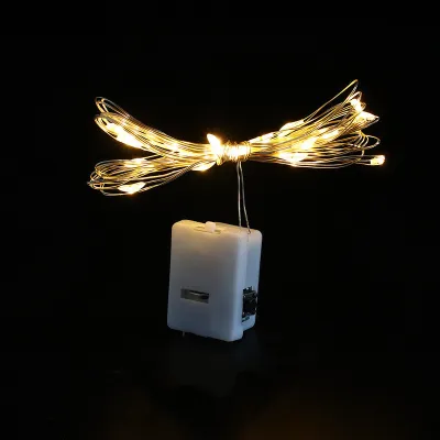 10/5Pcs LED Fairy Lights 3 Mode Battery Powered Garland Light For Home Bedroom Garden Birthday Wedding Party Easter Decoration