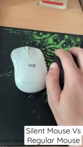 Logitech | Logitech M221 Ergonomic Silent Mouse Wireless 2.4GHz USB Plug-and-Play Receiver 1000 Dpi Thiết Kế Di Động Dành Cho Gia Đình Văn Phòng Học Tập