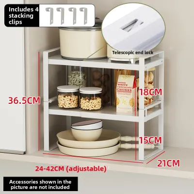 QIMAHUANGZI | Narrow Adjustable Organizing Shelf Rack