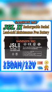 JSL II 150Ah 12V Regulated Sealed Lead Acid Battery Medical Devices/UPS/Solar/Toycar Valve Rechargeable Vrla Battery
