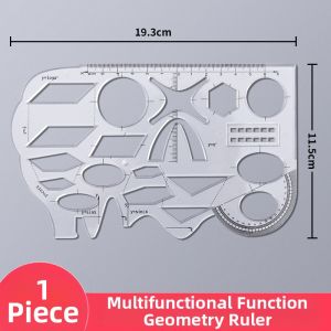 Multifunctional Geometry Ruler Set Soft Rule