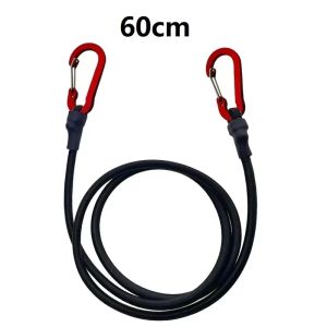 Bungee Cords with Carabiner Heavy Duty Bungee Straps Elastic Rope for Luggage RackCargoCampingTentBike Transporting C775