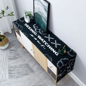 Nordic Style Large Size Table Flag Home Use Dining Table Cloth Vincent Van Gogh Starry Night Oil Painting Desktop Curtain