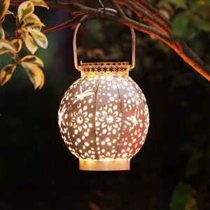 Solar decorative lights portable hand-held lamps Auto On/Off Landscape Lighting for Garden Patio Camping Pathway