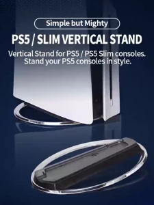 Vertical Stand Cooling Base For PS5 Pro Stand For PS5 Slim Disc / Digital Console Bracket Anti-Slip Holder For PS5 Accessories