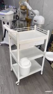 Xe đẩy y tế nhựa 3 tầng chất nhiệu nhựa ABS cao cấp