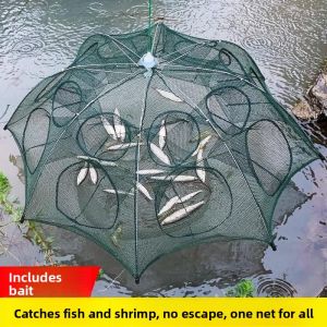 MONLEYTA | Thickened Folding Shrimp Trap Fishing Net Special For Catching Fish And Crabs Snail Trapping Cage River Shrimp Net By MONLEYTA
