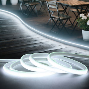 110V 220V COB Dây Đèn LED Linh Hoạt Neon Ống Silicon Chống Thấm Nước Cho Ngoài Trời Hiên Nhà Vườn Tiệc Giáng Sinh Trang Trí