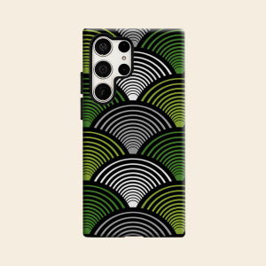 BILIBILI | Gradient Scallop Lines Luxury Fashion Full Lens Protective Case for Samsung Galaxy S26 S25 S24 A56 A36 Plus Ultra