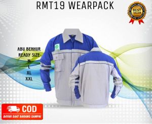 MIN PESAN 5 PCS WEARPACK SAFETY K3 ATASAN PLUS BORDIR NAMA LOGO NAMA PERUSAHAAN DLL