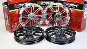 MUTAKIN Racing Mags MT88 CNC For For Honda YAMAHA Mio i125/Mio M3/Mio MX125/Mio Gear Front Disc Rear Drum【1.85X2.15X14T】