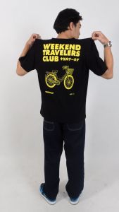 KIZARU T-Shirt WEEKEND TRAVELERS: Ukuran dan Warna Variasi
