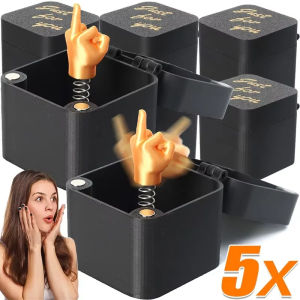 Anglebabylife 5pcs 3D Pop Up Finger Gifts Boxes Surprise Gifts Christmas Party Decoration Fun Toys