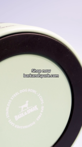 Bark & Spark Double Walled Stainless Steel Bowls with Non-Slip Base (2 cups 4 cups 8 cups)