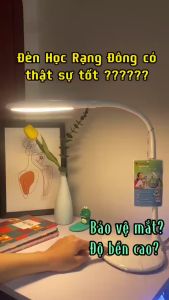 Đèn bàn LED cảm ứng bảo vệ thị lực Rạng Đông RD-RL21 công suất 6W đảm bảo an toàn tuyệt đối khi sử dụng trong gia đình