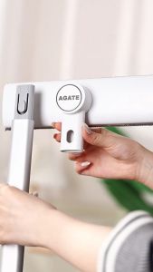 【Agate ของแท้】ที่ทำสะอาดหน้าต่าง กำจัดฝุ่นดีมาก ไม้ถูพื้นทำความสะอาดกระจก แปรงขัดพื้น ใช้เปียกและแห้ง# B-416