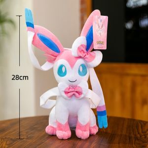 Pokemon Eevee Plush Adorably Sylveon Umbreon Espeon Leafeon Glaceon Jolteon Stuffed Doll Kawaii Anime Hobbies Toys Collectibles