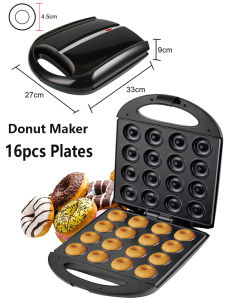 Dual Side Heating Donut Maker 16 Holes