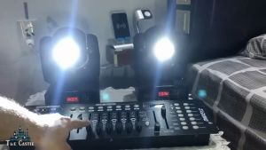 COD SHEHDS Lampu Sorot LED Outdoor Spotlight Waterproof 275V 10W  DM512 / lampu sorot super terang 50 watt putih 20 watt outdoor mtor 100 watt putih 300 watt putih / lampu sorot panggung ruangan / lampu sorot musik