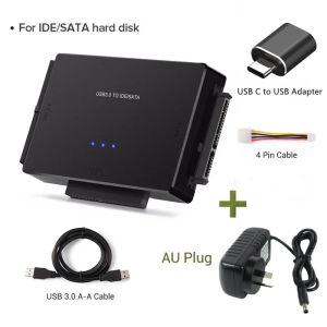 USB 3.0 to SATA/IDE Adapter IDE Hard Drive Adapter for Universal 2.5"/3.5" Inch IDE and SATA External HDD/SSD Support 6TB